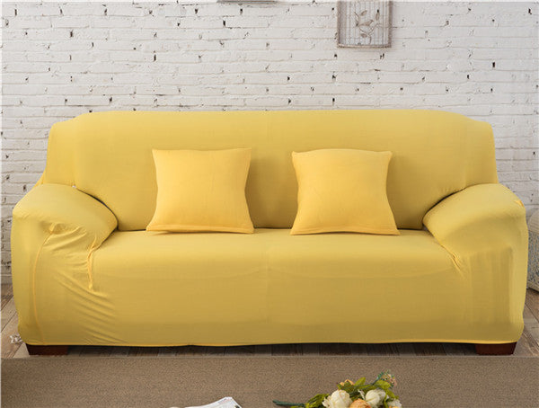 Sofa Armchair Skin Protector Cover Elastica Material Sofa Slipcovers Solid Corner Sofa Covers