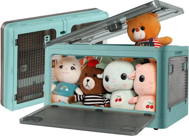 Plastic Storage Bin Collapsible Stackable - MyStoreLiving