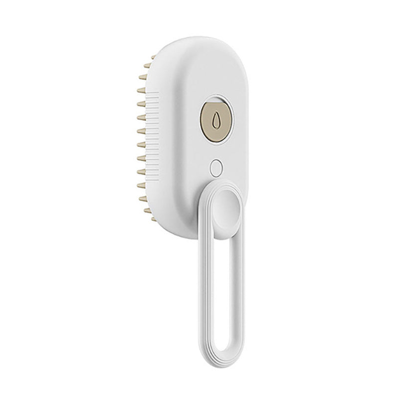 Steamy Dog Brush: A 3-in-1 Electric Spray Brush for Massaging and Grooming Pet Hair Combs for Hair Removal and Pet Supplies