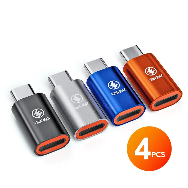 PD20W/120W Fast Charging Lightning Male To Type C Female USB C To Lightning Adapter for iPhone To USB Type C Headphones