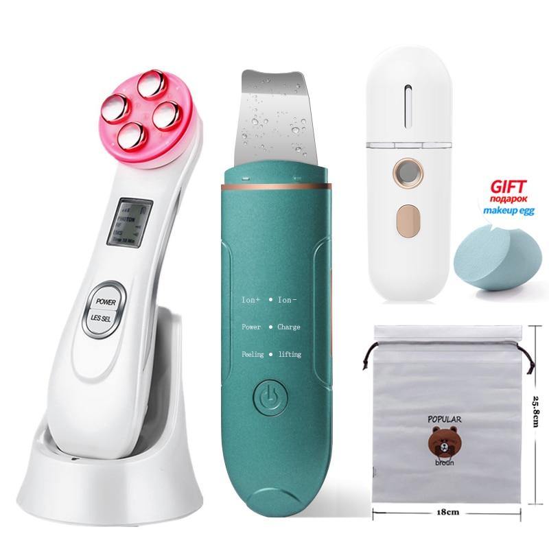 Ultrasonic Skin Scrubber Facial Cleansing - MY STORE LIVING