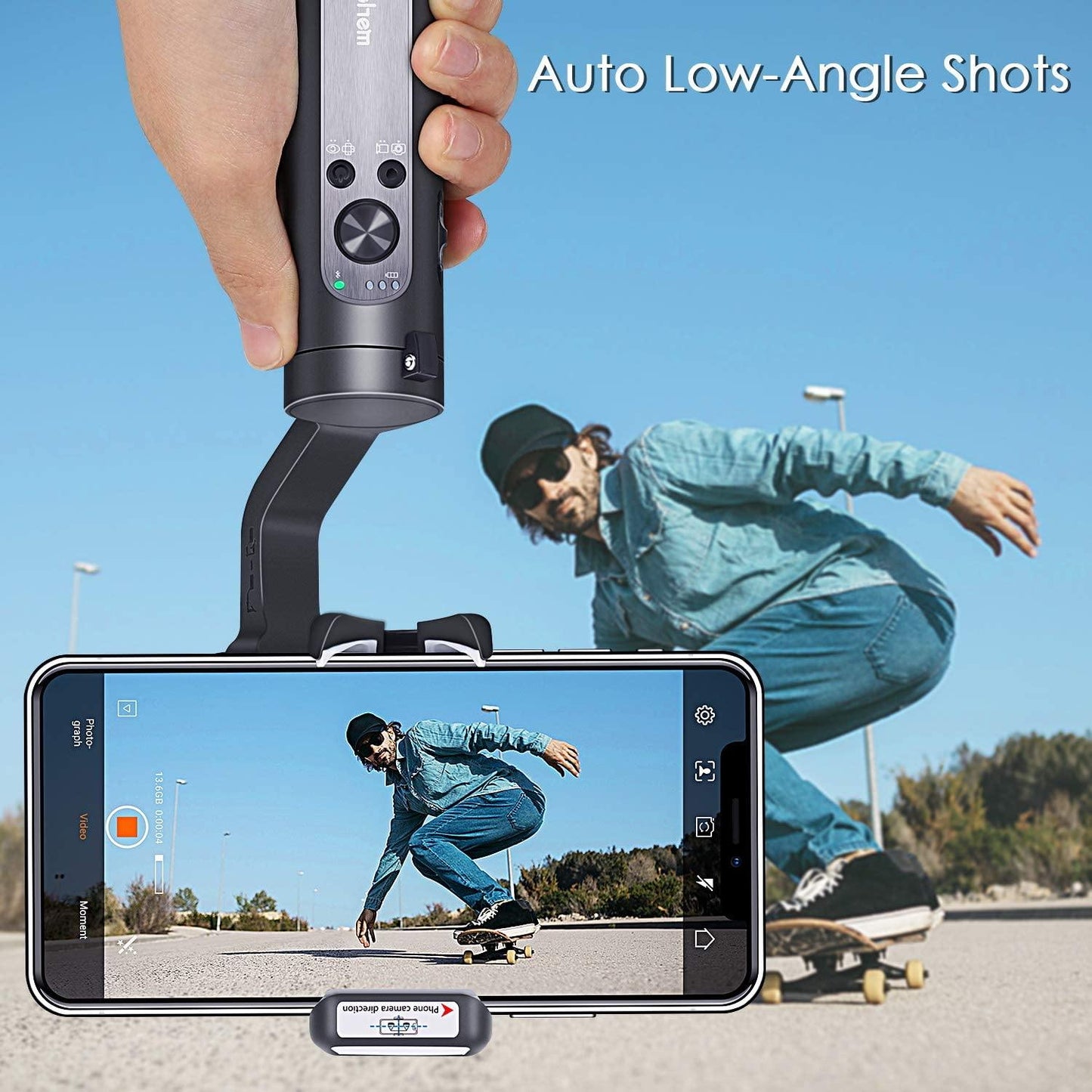 iSteady X Vlogger Kit 3-Axis Smartphone Gimbal with Wireless Microphone - MY STORE LIVING