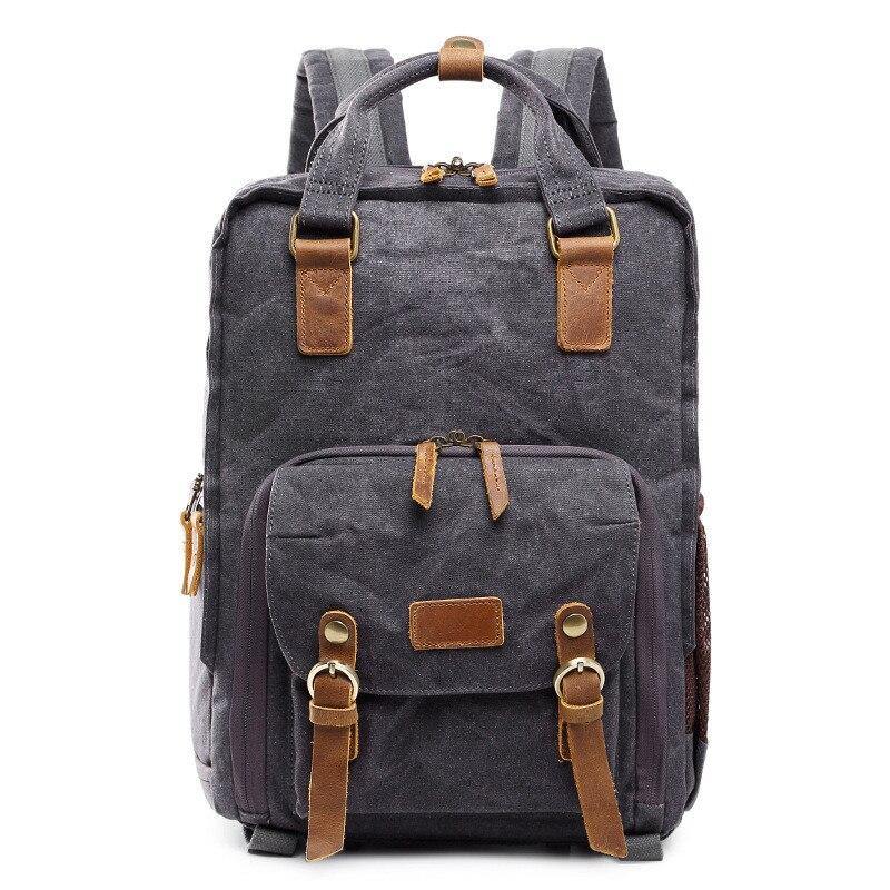 Batik Waterproof Canvas Digital Slr Photo Backpack Durable Photograph - MY STORE LIVING