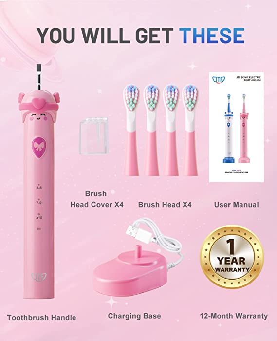 Rechargeable Electric Toothbrush for Kids