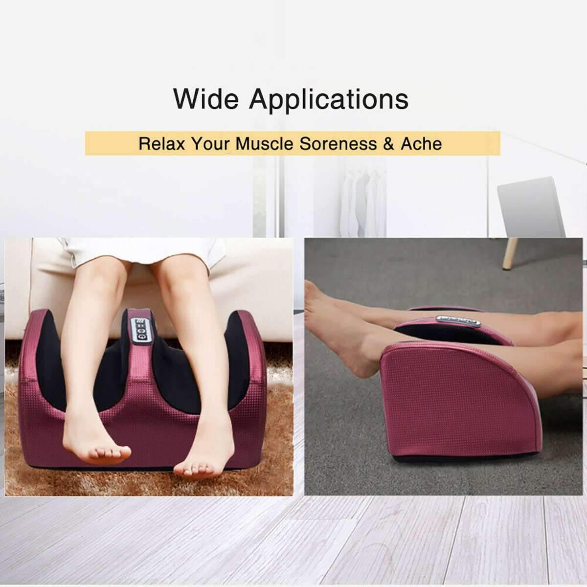 Foot Massager Machine Electric Massager Shiatsu Therapy Roller - MY STORE LIVING