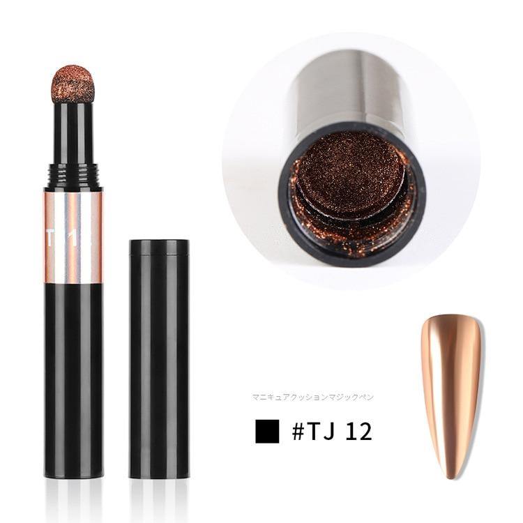 Art Air Cushion Nail Polish Solid Mirror Color Pen Does Not Float Powder Beauty Products - MY STORE LIVING
