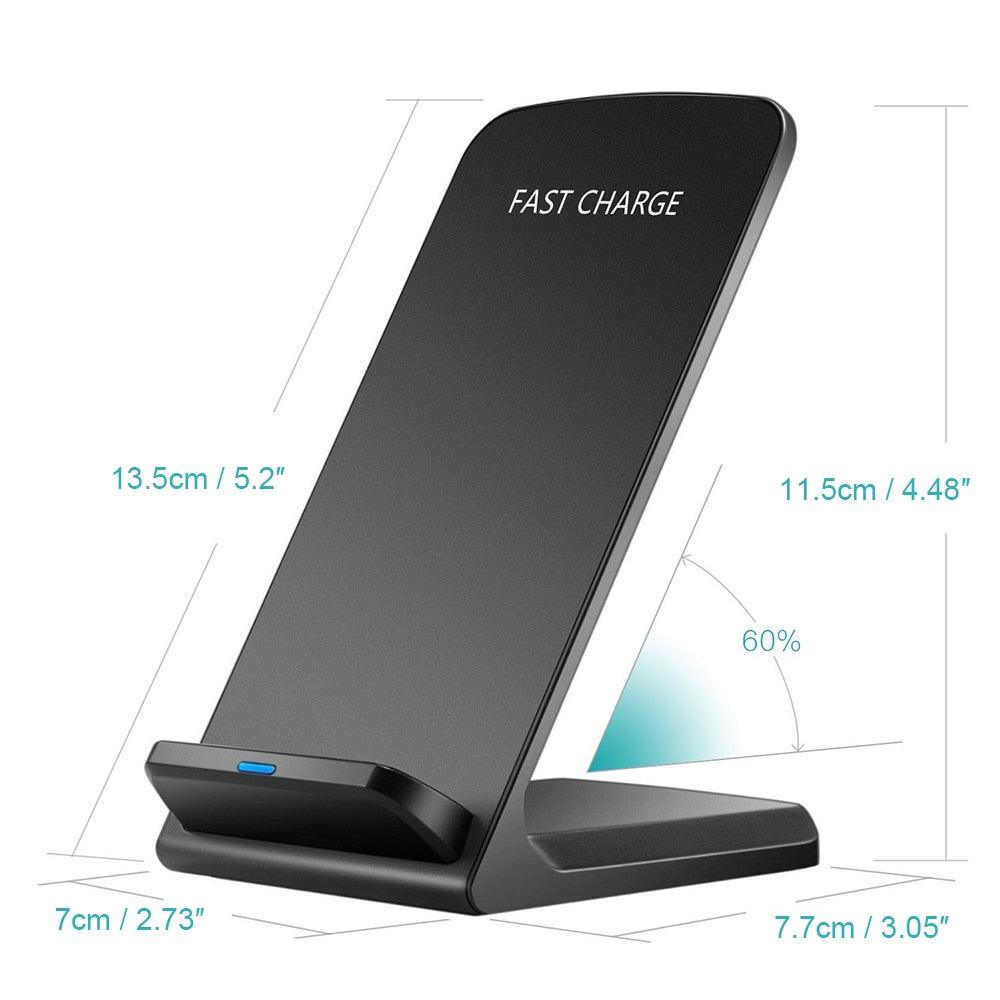 Q740 Wireless Folding Vertical Quick Charger USB Fast Charging Bracket High Power Docking Stand - MyStoreLiving