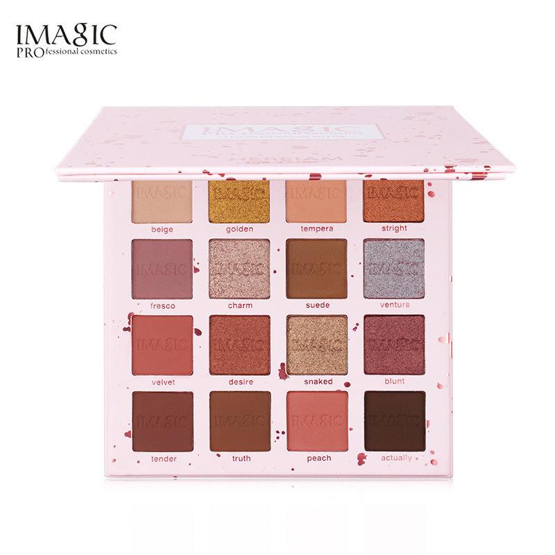 IMAGIC Beauty Eyeshadow Palette Charming Eyes Matte Pearlescent New 16 Colors Eyeshadow Cosmetic - MyStoreLiving