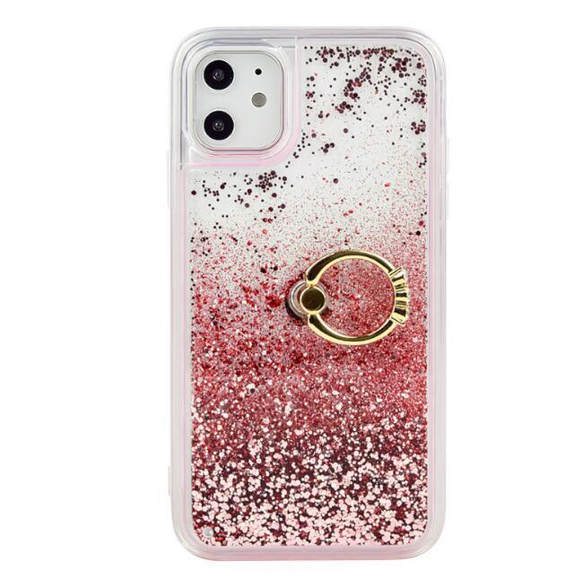 Liquid Quicksand Phone Case Ring Kickstand Soft TPU Case - MY STORE LIVING