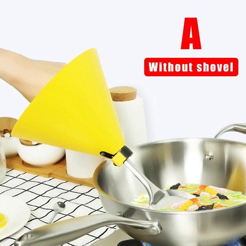 Oil Splash Guard Shovel - High Temperature Heat Resistant Cooking Spatula Cover - MY STORE LIVING