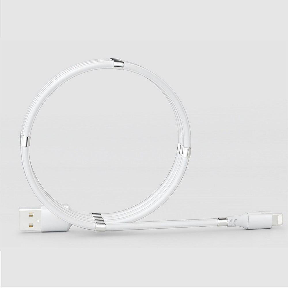 Magic Rope Magnetic Data Cable for Android IOS Type C Micro USB Magnetic Charging Cable Self Winding Data Cable Fast Charging - MY STORE LIVING