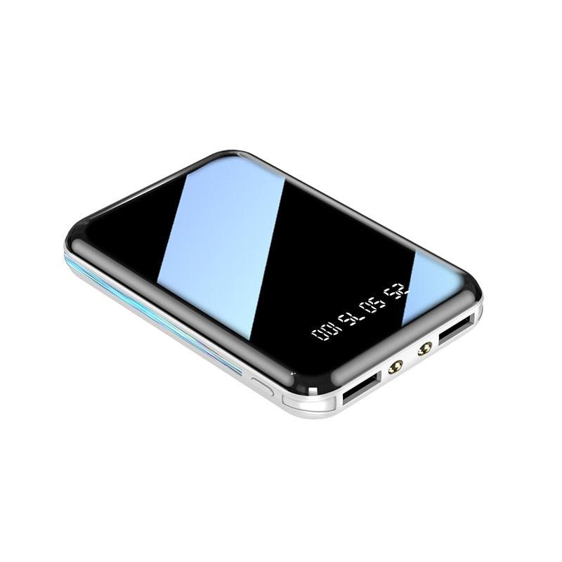 20000mAh Mini Power Bank Portable Charger Mirror Screen LED Digital Display - MyStoreLiving