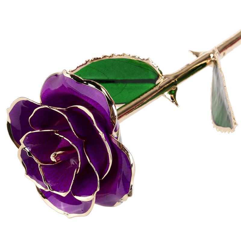 Blooming Lacquered 24K Gold Roses Plated Real Rose Birthday- Valentine's Day -Anniversary Gift - MyStoreLiving