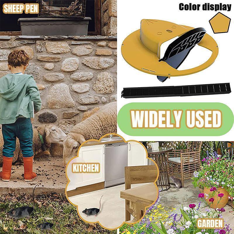 Flip N Slide Bucket Lid Mouse Trap - MY STORE LIVING