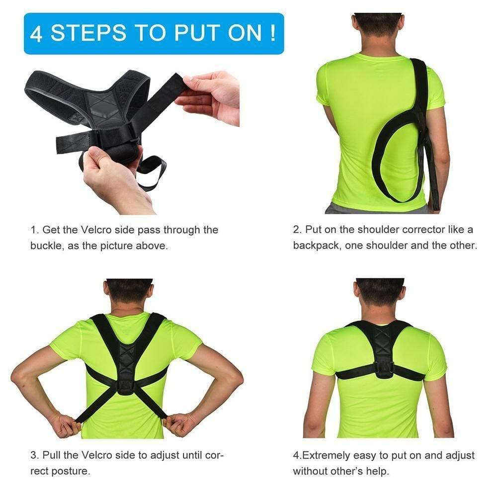BodyWellness™ Posture Corrector (Adjustable to All Body Sizes) - MY STORE LIVING