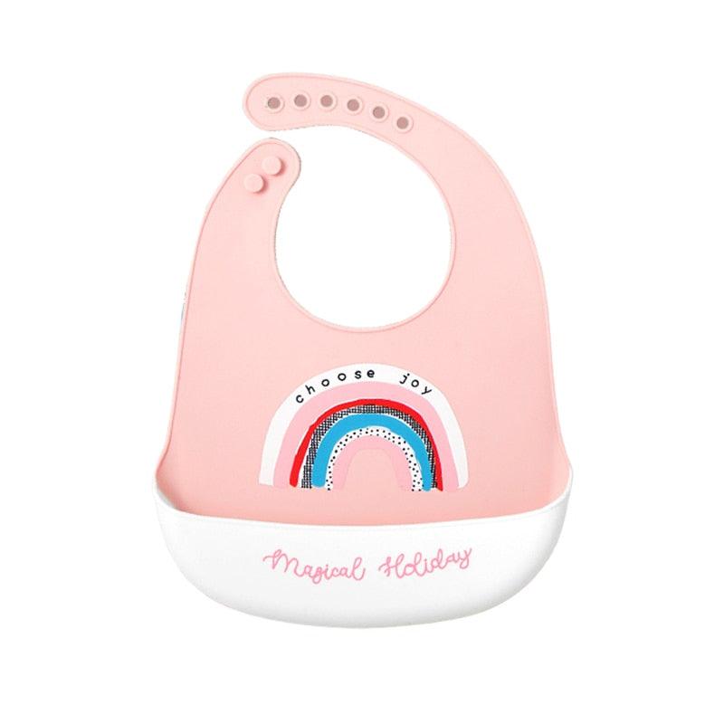 Cartoon Silicone Feeding Tableware Bib Set - MyStoreLiving
