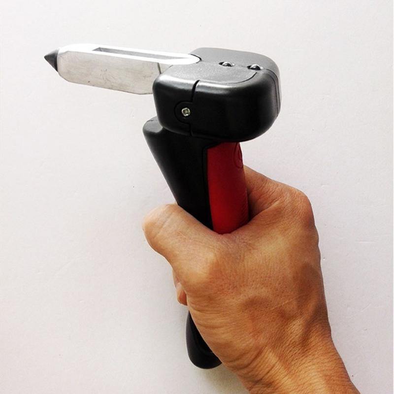 Car Safety Handle Door Multi-function Hammer Bar Parts Window Breaker With LED - MY STORE LIVING