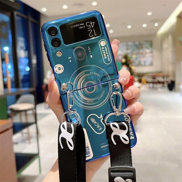 Fashion Crossbody Shoulder Strap Bluray Camera Design Folding Case - MyStoreLiving