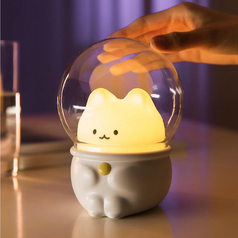 Cute Pet Night Light USB Charging Mini Home Colorful Children's Light Bedroom Cute Cat And Rabbit Atmosphere Light - MyStoreLiving