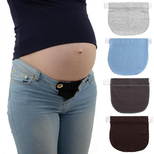 Maternity Waistband Elastic Extender Soft Pants Belt Extension Buckle Button Lengthening Pregnant Women Pregnancy Adjustable - MyStoreLiving