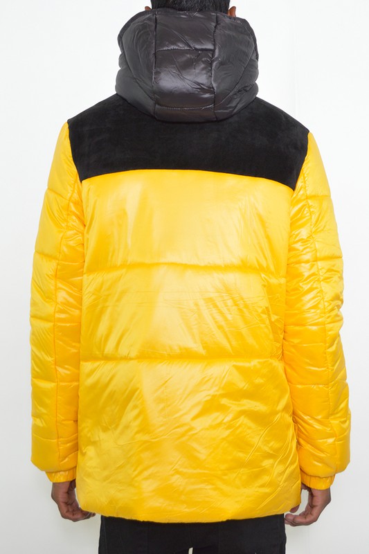 MENS PADDED BUFFLE PUFFER JACKET