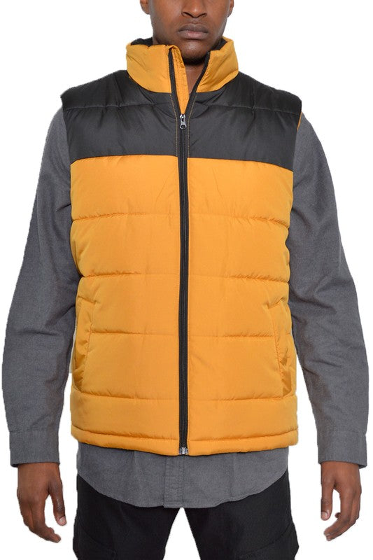 Padded Winter  TWO TONE VEST