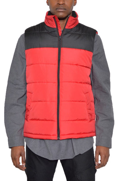 Padded Winter  TWO TONE VEST