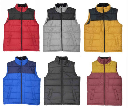 Padded Winter  TWO TONE VEST