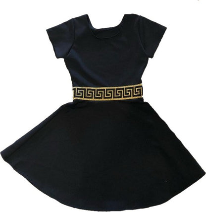 Kids Greek Stripe Dress