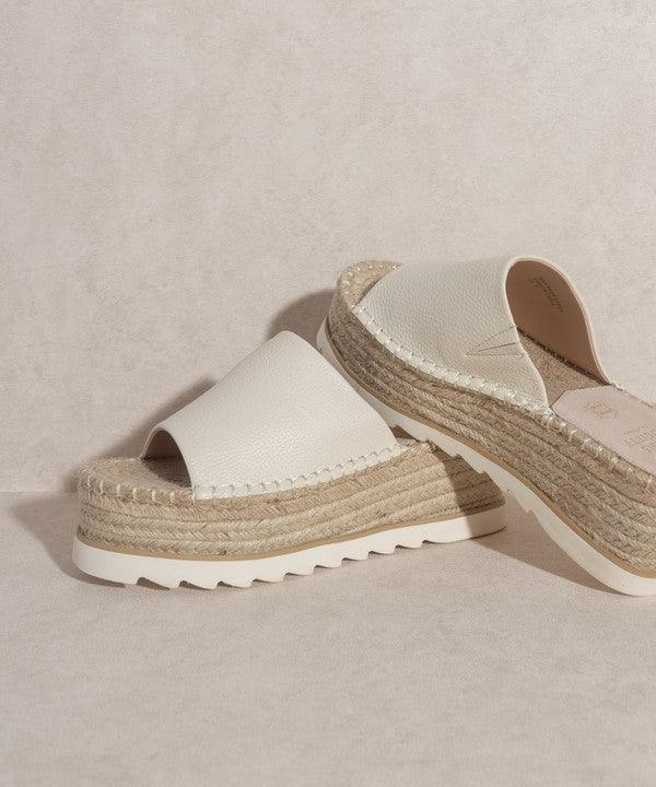 OASIS SOCIETY Ivy - Espadrille Platform Slide - MyStoreLiving