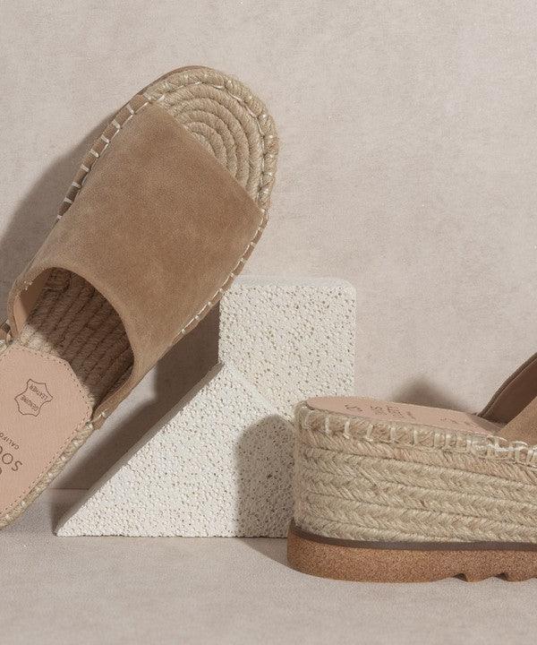 OASIS SOCIETY Ivy - Espadrille Platform Slide - MyStoreLiving