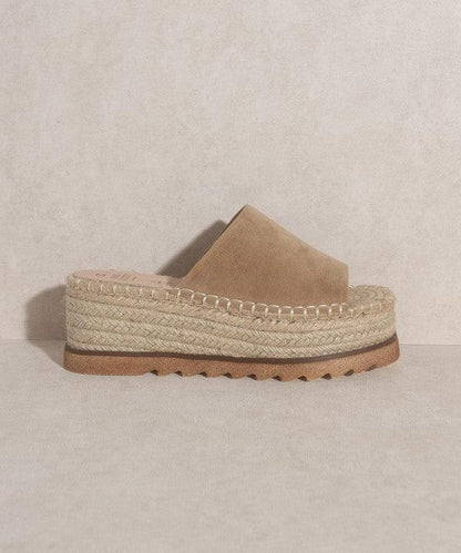 OASIS SOCIETY Ivy - Espadrille Platform Slide - MyStoreLiving