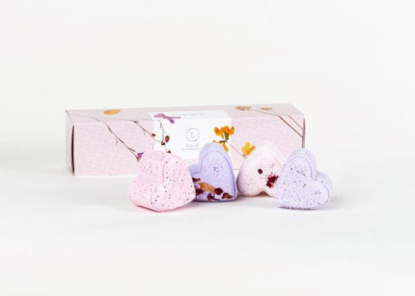 5 heart shaped Shower Steamers Gift Set