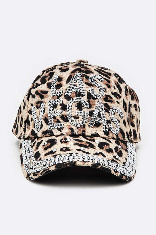 Las Vegas Leopard Printed Fashion Cap