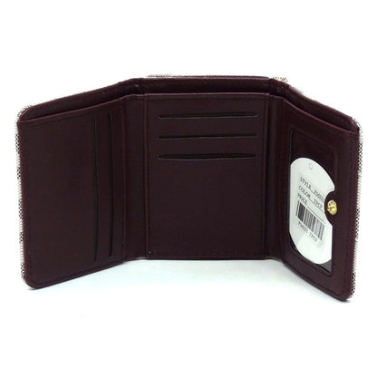 PM Monogram Kiss Lock Tri-fold Wallet