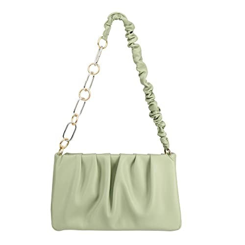 Small Ruched Bag for Women Soft cloudy purse