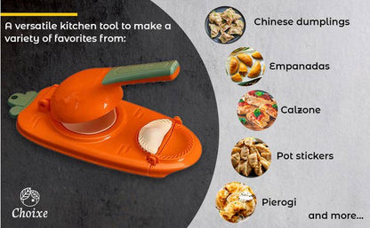 2-in-1 Dough Press. Dumpling Empanada Maker