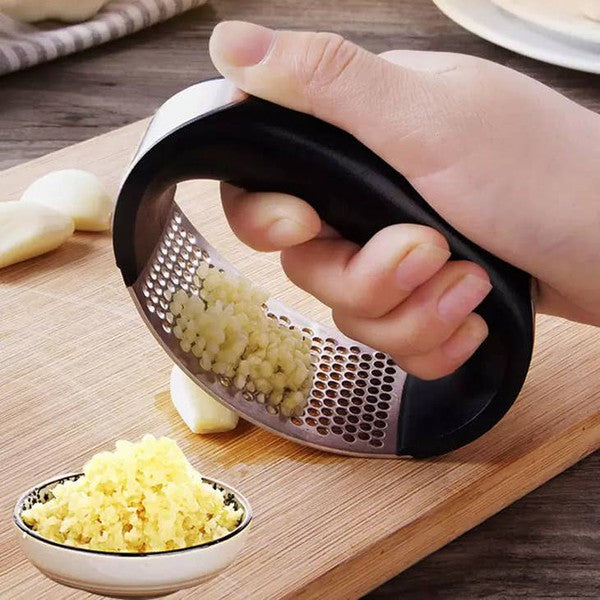 Multi-Functional Stainless Steel Garlic Press