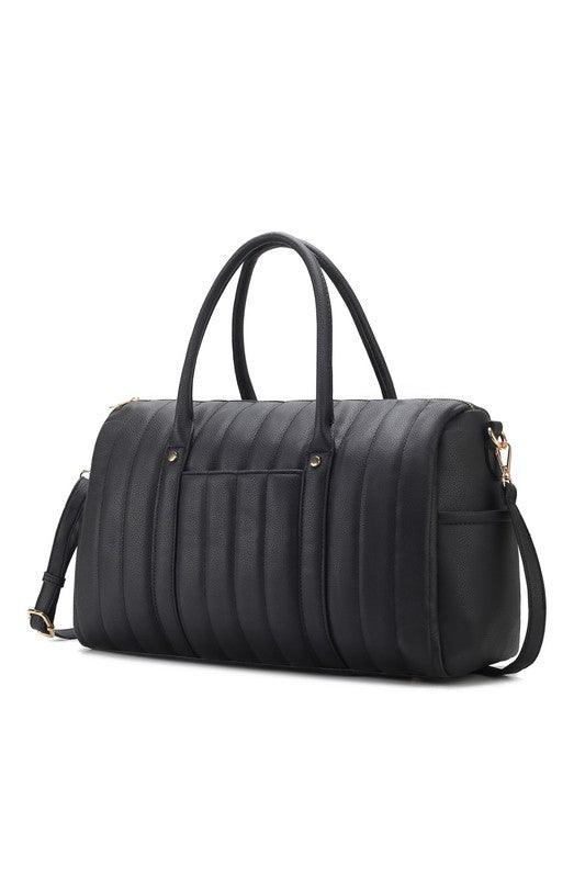 MFK Collection Luana Quilted Duffle Bag by Mia K - MyStoreLiving