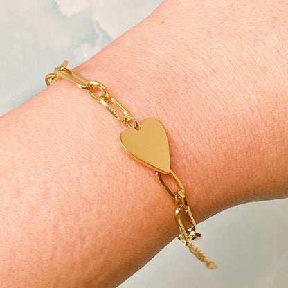 You Are My Side Heart Bracelet