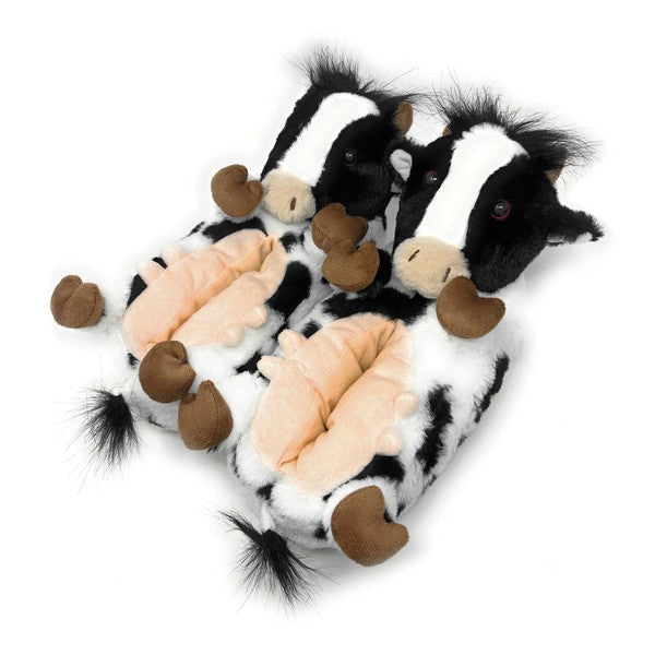 Howdy Cow - Kids' Cute Plush Animal Slippers