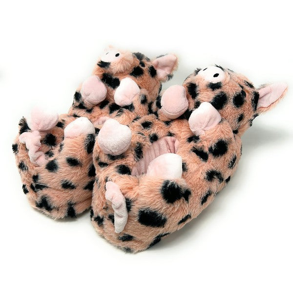 Pig Belly Hugs - Kids' Cute Plush Animal Slippers