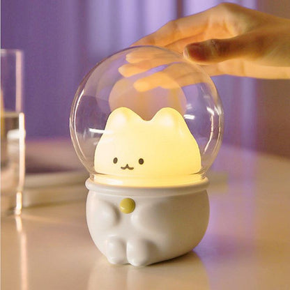 Cute Pet Night Light USB Charging Mini Home Colorful Children's Light Bedroom Cute Cat And Rabbit Atmosphere Light - MyStoreLiving