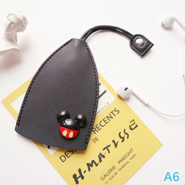 1Pcs Cute Cartoon Unisex Pull Type Key Bag PU Leather Key Wallets Housekeepers Car Key Holder Case New Leather Keychain Pouch - MyStoreLiving