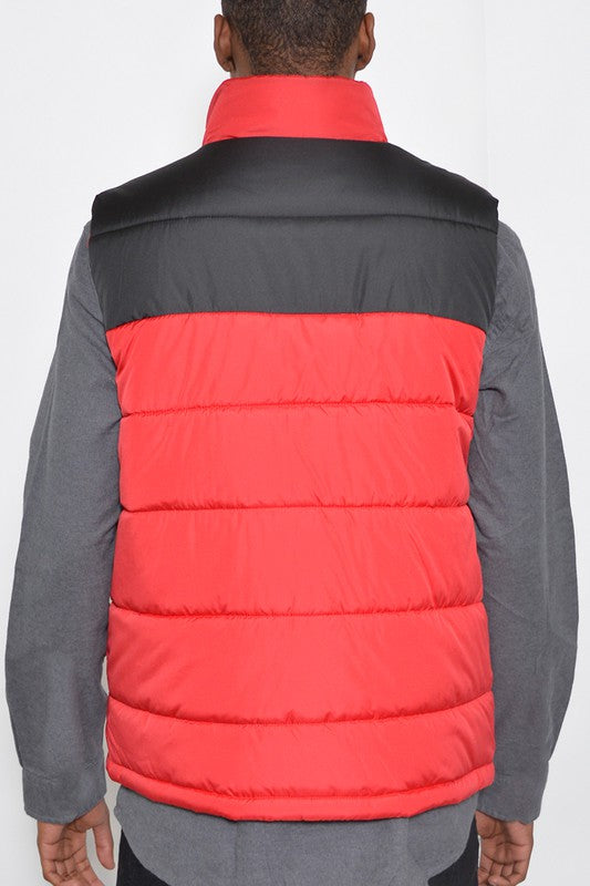 Padded Winter  TWO TONE VEST