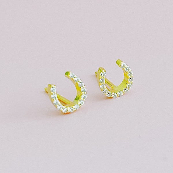 Mini Sparkle Mini Stud Sterling Silver Earrings