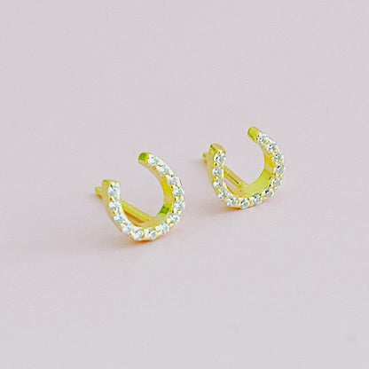 Mini Sparkle Mini Stud Sterling Silver Earrings