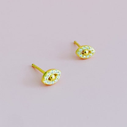 Mini Sparkle Mini Stud Sterling Silver Earrings