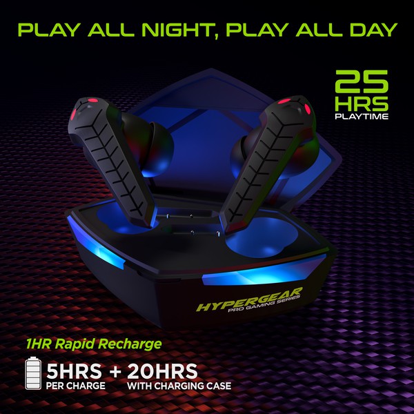 HyperGear CobraStrike True Wireless Gaming Earbuds