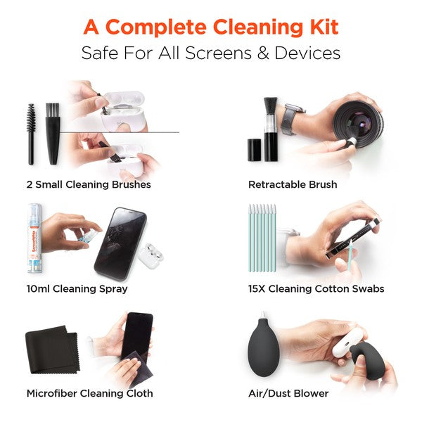 HyperGear ScreenWhiz 7-in-1 Tech Cleaning Kit
